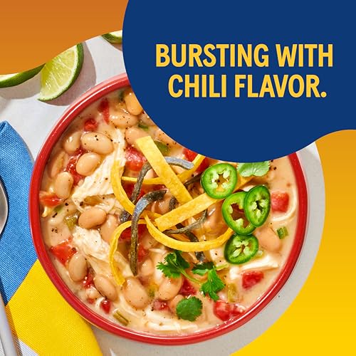 Image of BUSH'S BEST 15.5 oz Canned White Chili Bean /Northern /Mild, Source of Plant Based Protein and Fiber, Low Fat, Gluten Free, (Pack of 12)