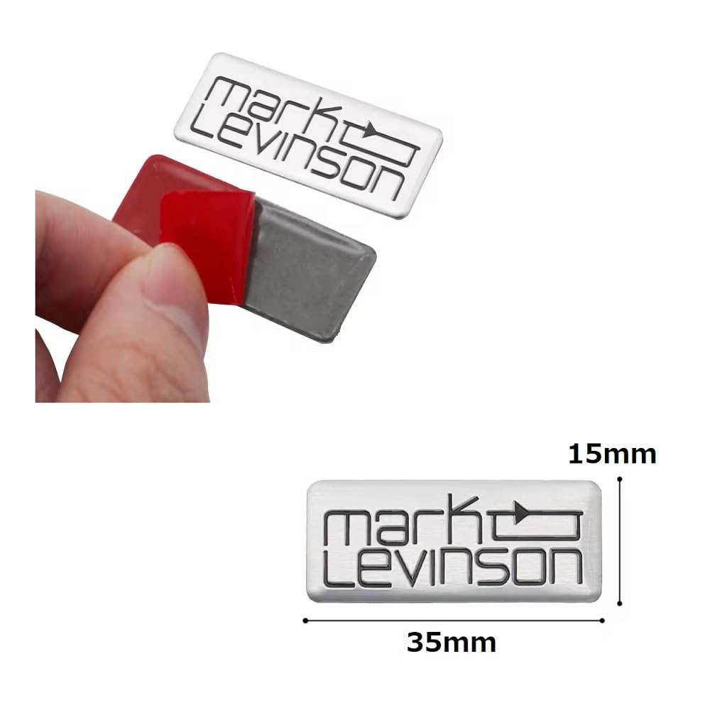 Amazon | スピーカー エンブレム アルミ バッジ マークレビンソン mark