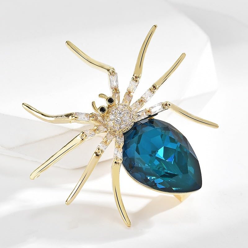Image of Animal Brooch for Women Rhinestone Brooch Pin 18k Gold Plated Animal Lapel Pin Fashion Jewelry Gift for Mom Wife