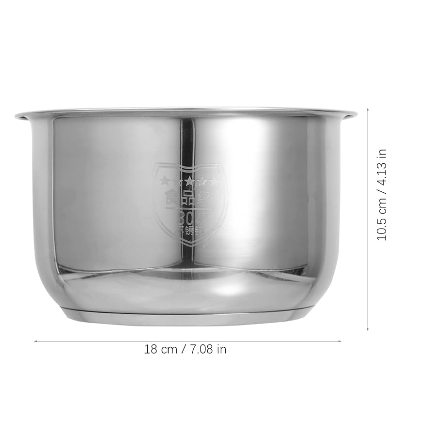 Amazon.co.jp: ステンレス スチール 内釜 炊飯器 鍋、 取替用