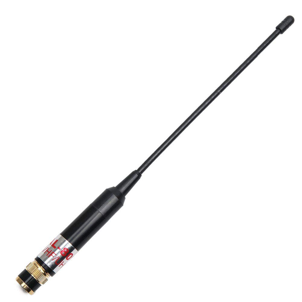 BNC Connettore Dual Band Antenna VHF/UHF 144/430MHz Telescopica Retractable 33,5" per Icom IC-V8 IC-V80 IC-V82 Kenwood TK300 TK310 TK320 Walkie Talkie Ham
