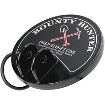 Bounty Hunter 4-Inch Gold Nugget Search Coil - Waterproof, Compatible with Bounty Hunter Metal Detectors, Ideal for Tight Quarters, Discriminates Between Valuable Metals, Iron & Trash