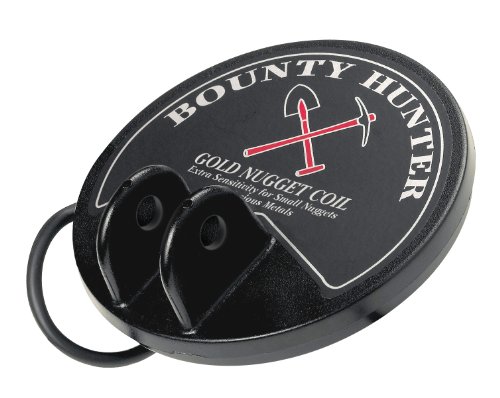 Bounty Hunter 4-Inch Gold Nugget Search Coil - Waterproof, Compatible with Bounty Hunter Metal Detectors, Ideal for Tight Quarters, Discriminates Between Valuable Metals, Iron & Trash by Bounty Hunter - Used condition - US$21.50