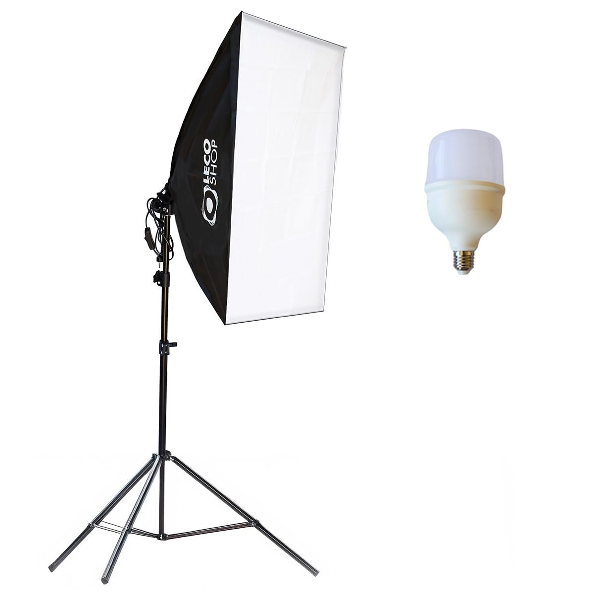 Kit SoftBox 50 X 70 Com Lampada Led, Luz Continua para foto e vídeo