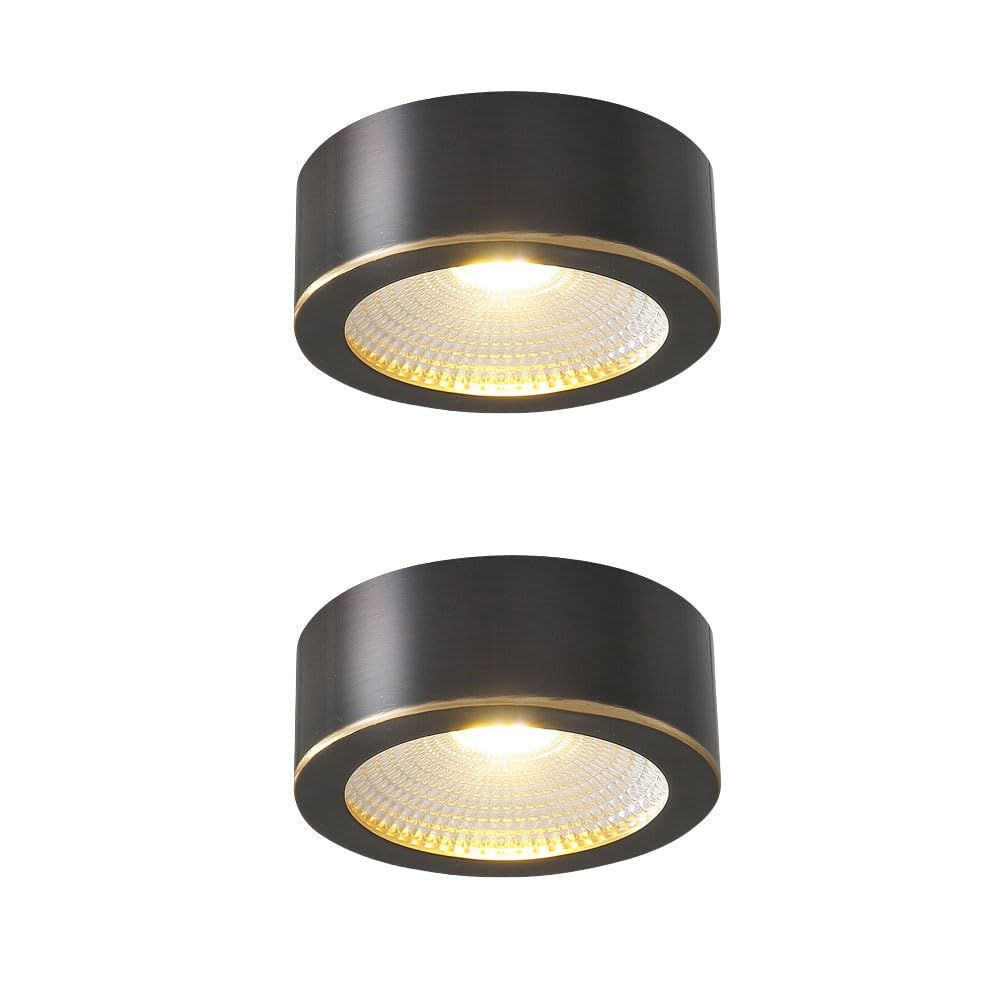 Plafoniera a Superficie da 4,7 Pollici, faretto LED da 3W, 5W, 7W, 9W per Camera da Letto e Cucina, Temperatura di Colore Selezionabile (3CCT), 6000K-5W,6000K-5W