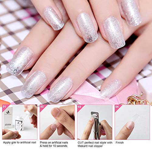 MagicArmor Nagelkleber Tipkleber Extra stark mit pinsel für Professionell Salon-Qualität Nagelkleber für tips schnelltrocknend und nagelkleber für kunstnägel Perfekt für Acrylnägel – Bild 8