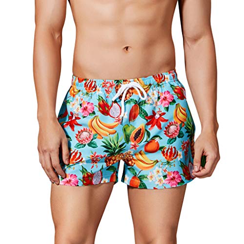 Shorts de Playa para Hombre Personalizadas Moda Estampado Cintura elástico con cordón Deportivos Casuales Hawaii Vacaciones en la Playa Surf Cortos de Verano MMUJERY