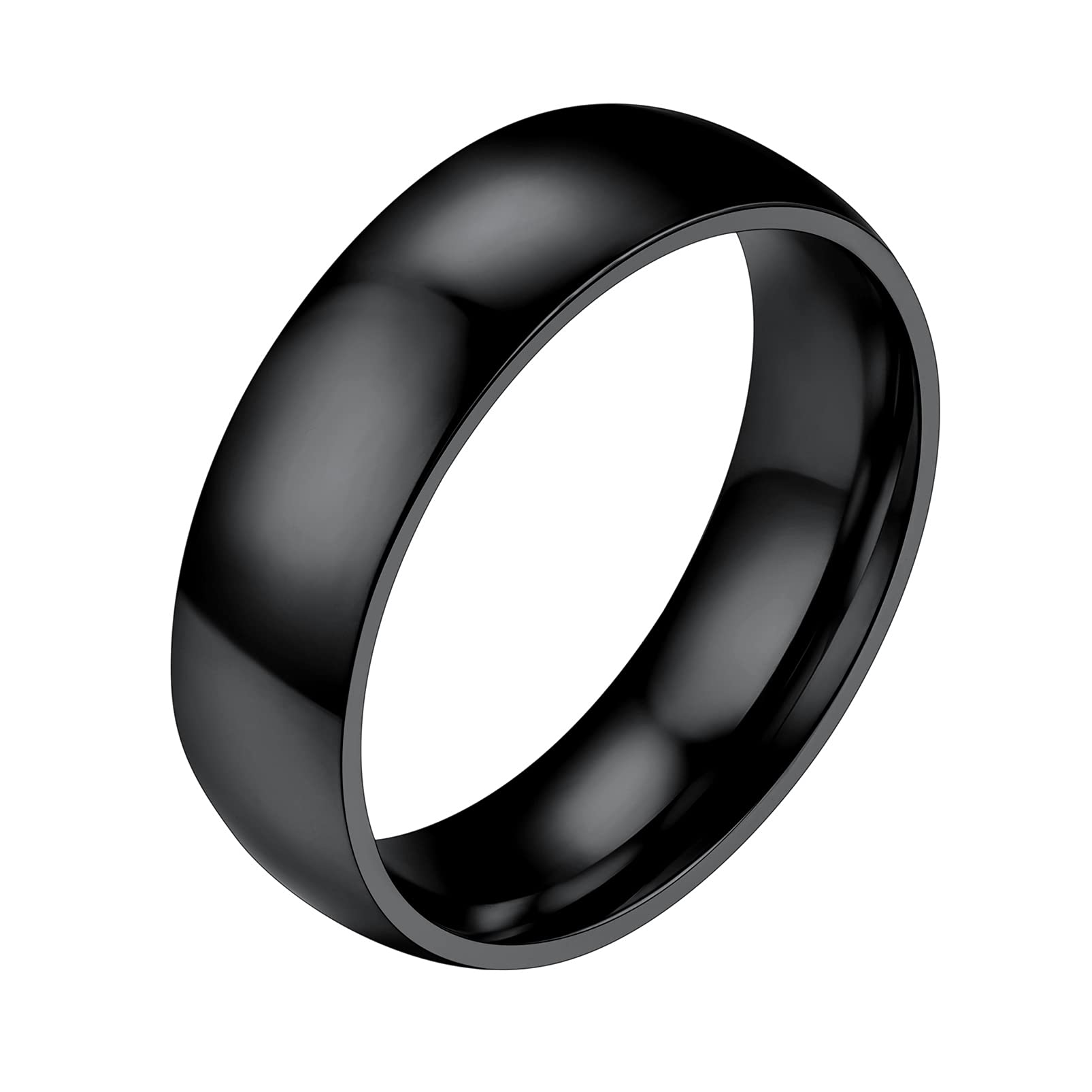 PROSTEELAnillos Dedo Giratorios de Banda 2/4/6/8mm Acero Inoxidable, Minimalista Anillos Spinner Midi Amistad con Varios Tamaños (con Caja de Regalo)…