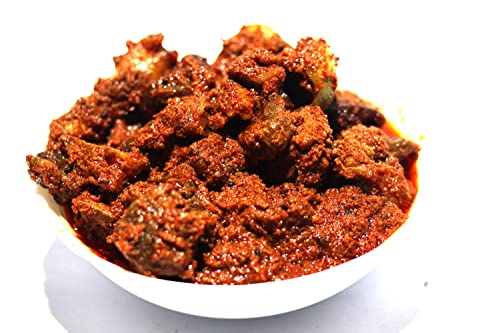 Image of MAHIKA FOODS Andhra Style Homemade Fresh Mutton Pickle 500 Gram, Gosht Ka Achar Authentic Taste of Tradition, Spicy, with No Added Preservatives