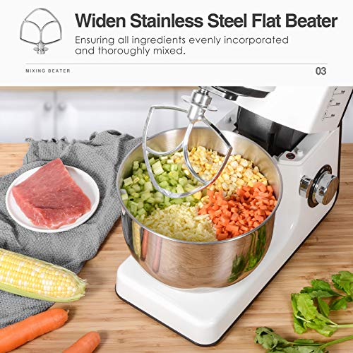 OSTBA Stand Mixer，8+1 Speeds Kitchen Electric Mixer 5.5QT All Metal