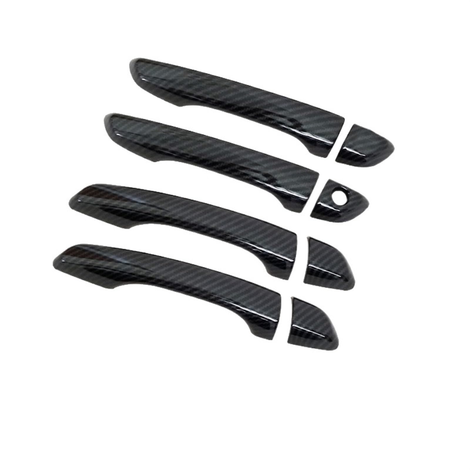 Lzbzhb Carbon Fiber Car Exterior Outsidedoor Handle For Citroen For C5 For Aircross 2018 2019 2020 2021 2022 2023 Car Door Handle Cover Trim Waterproof Protector Exterior Parts(Carbon Fiber)