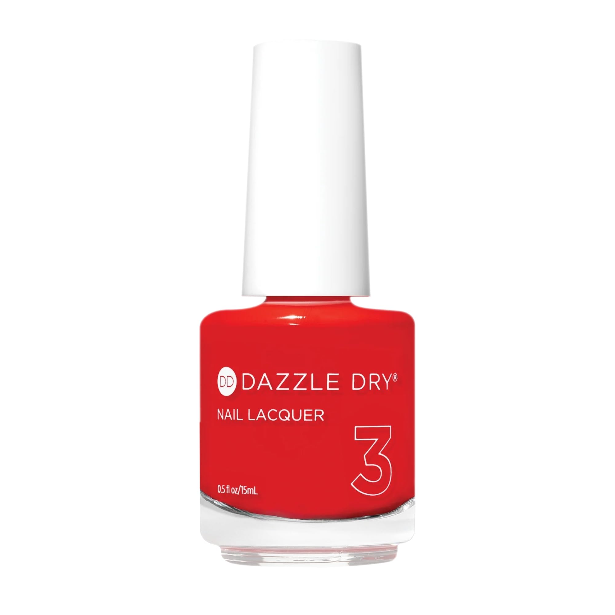 Nail Lacquer (Step 3) - Holly Berry - A semi-sheer true red. Semi-sheer cream. (0.5 fl oz)