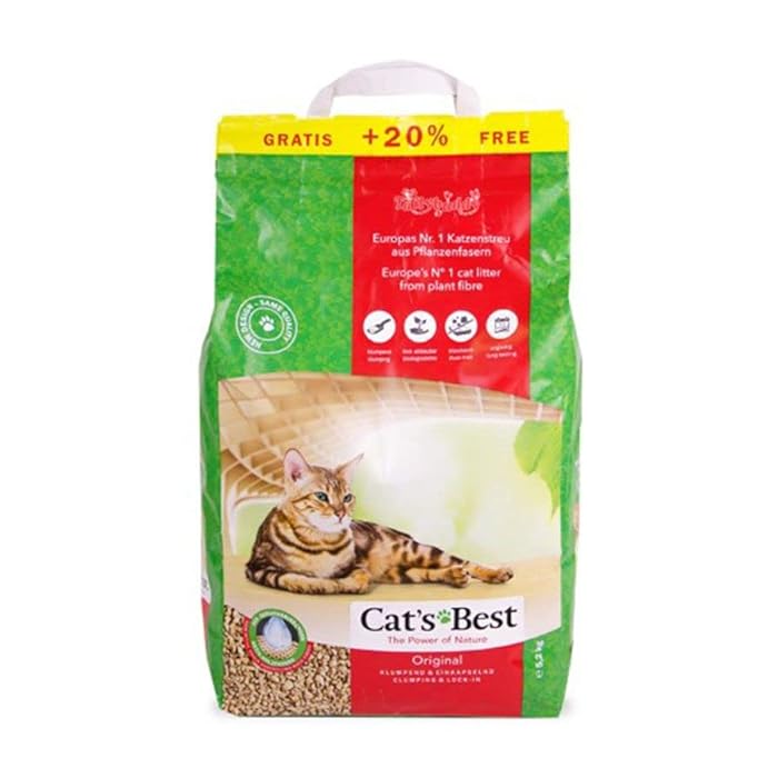 Buy Cats Best Original Cat Litter 10lt +2lt FREE 5.2KG Online at