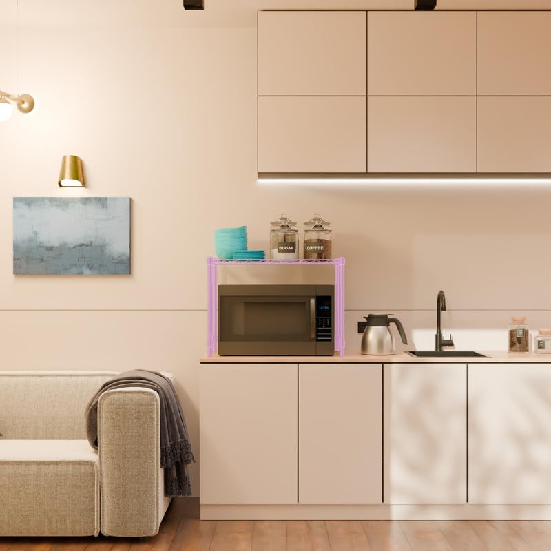 Image of 1-Shelve Heavy Duty Steel Storage Rack | Multipurpose Shelving Unit for Kitchen, Home & Utility