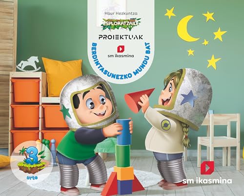 Portada de Berdintasunezko mundu bat. 3 urte. Esploratzaile