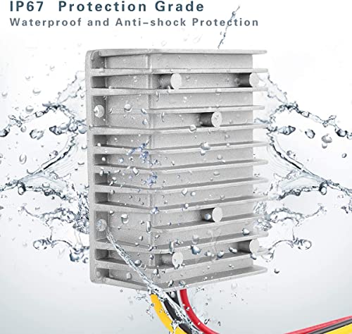 BZONE 36V/48V to 12V 30A 360W Converter Voltage Reducer DC to DC Step Down Buck Converter 12V Golf Cart Voltage Regulator Waterproof Transformer for Golf Cart4