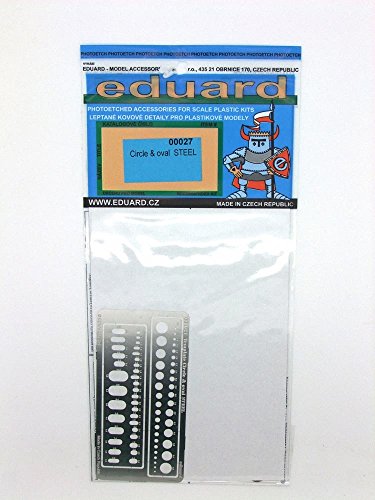 Eduard Accessories - Circle & oval stencils Steel