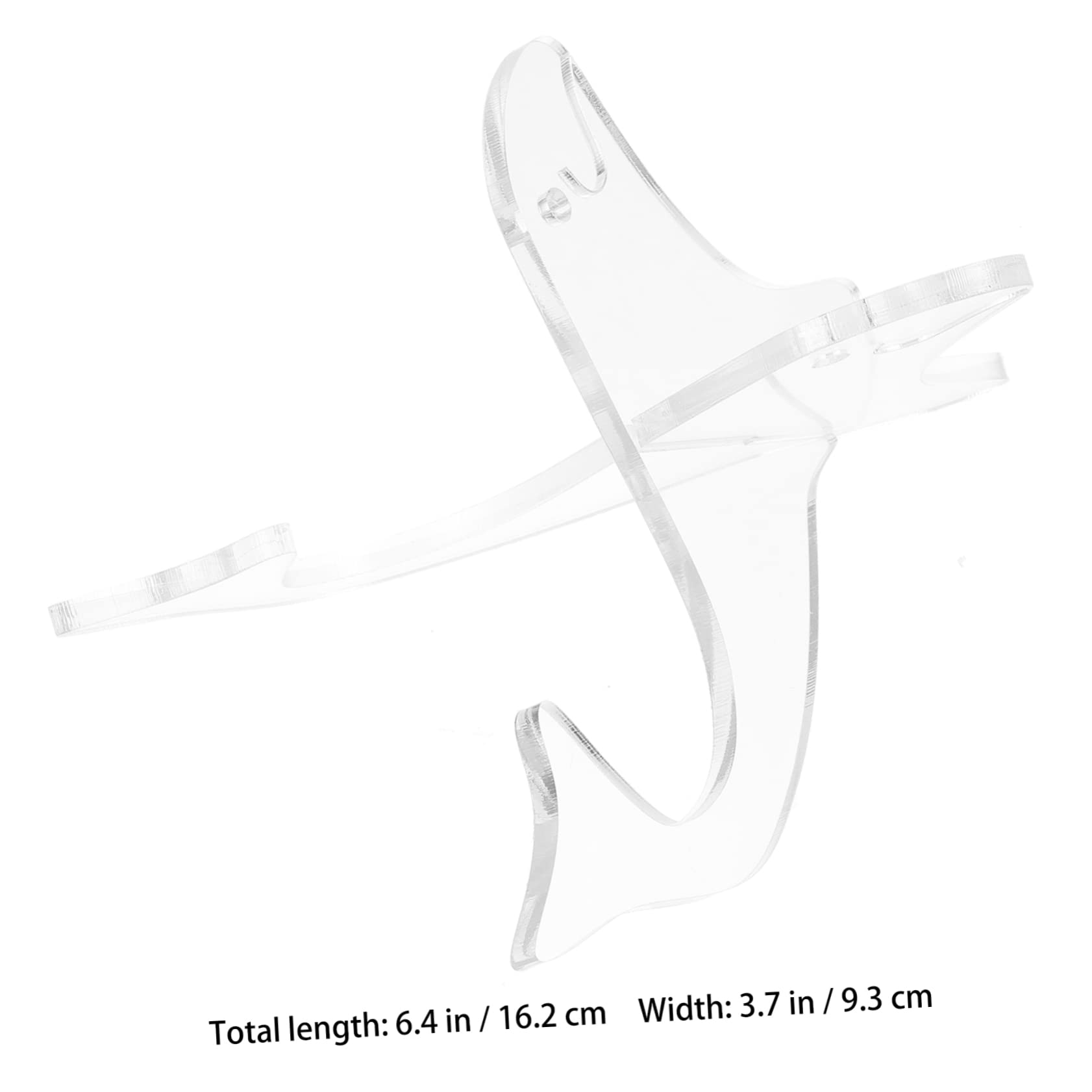 Levemolo Portable Kalimba Stand Acrylic Display for Mini Thumb Piano Rack Thumb Piano Holder