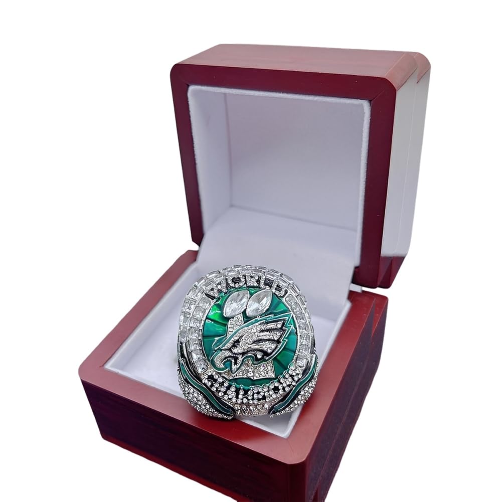 Anillo de Campeonato Eagles 2025 59° Super Bowl Champion Ring, Coleccionable de fútbol Americano