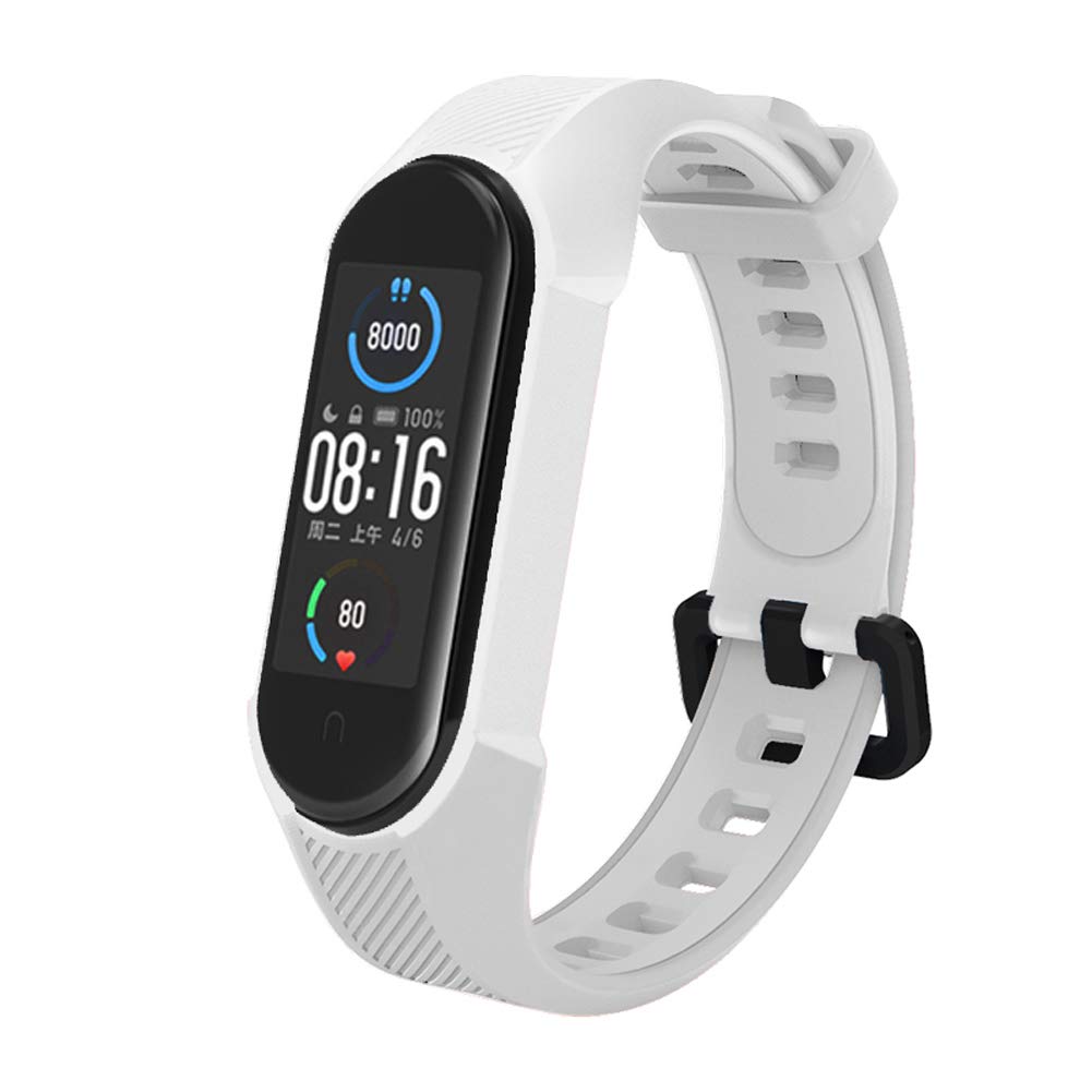 Yuuol Replacement Bands Compatible With Xiaomi Mi Band 6/5 & Amazfit Band 5 - Soft Silicone Wristbands For Men & Women