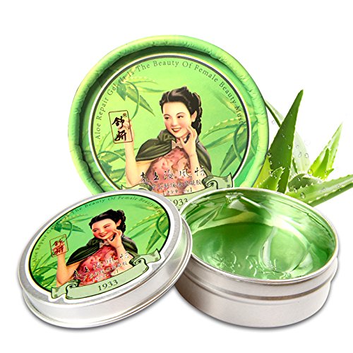 80g Chinese Skin Care Aloe Vera Gel Acne Face Cream Wrinkle Removal Moisturizing