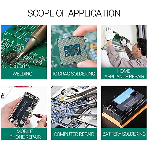 Image of SooGree Solder Wire Sn99.3 Cu0.7 with Rosin Core,Fine Alloy Electronics Soldering Electric Solder for Electrical, Electronic, Connector, DIY Soldering (0.6mm /50g)