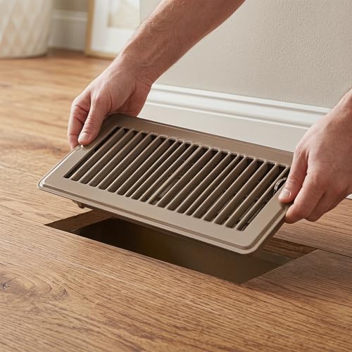 4 pièces de ventilation de sol pour résoudre les pertes de chaleur métal robuste - 8