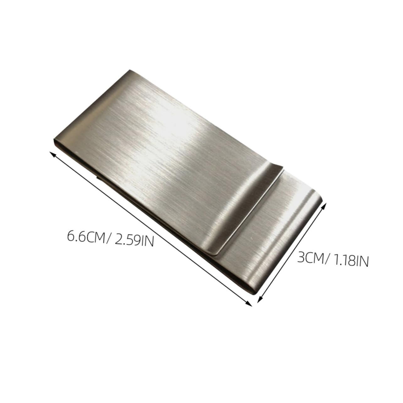 Healvian Metal Money Clip Cash Clip Men Slim Credit Card Wallet Multifunctional