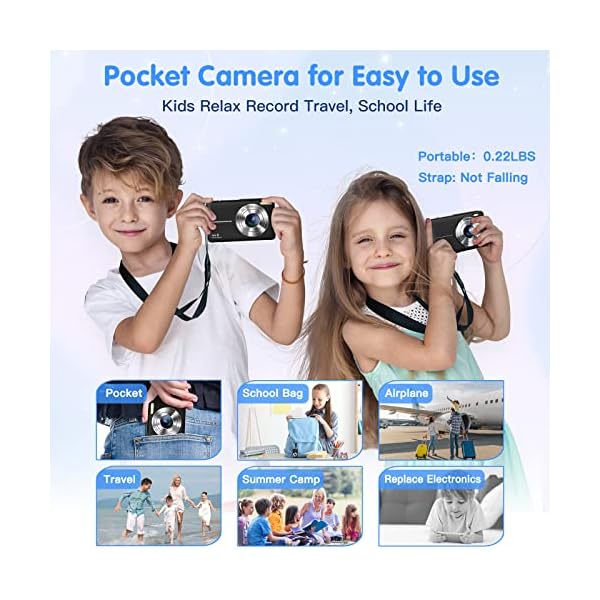 Digital-Camera-Anti-Shake-FHD-1080P-Kids-Camera-with-32GB-Card-Portable-Digital-Camera-for-Kids-Fill-Flash-16X-Zoom-Compact-Point-and-Shoot-Camera-Small-Video-Camera-for-Teens-Boys-Girls-Gift Digital-Camera-Anti-Shake-FHD-1080P-Kids-Camera-with-32GB-Card-Portable-Digital-Camera-for-Kids-Fill-Flash-16X-Zoom-Compact-Point-and-Shoot-Camera-Small-Video-Camera-for-Teens-Boys-Girls-Gift
