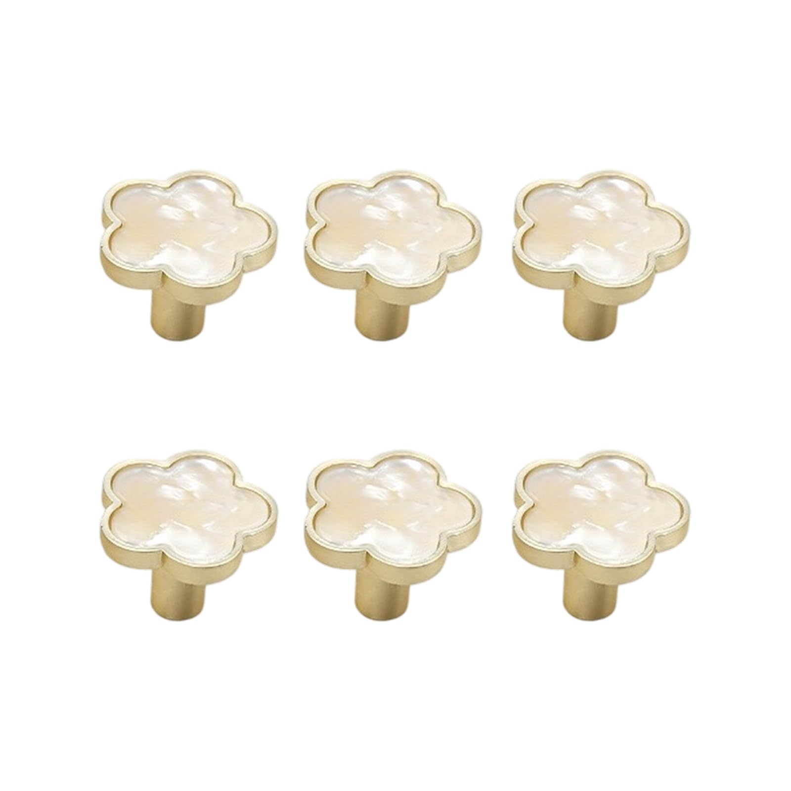 Single Hole Cabinet Knob Set, Flower Drawer Knobs in Zinc Alloy, Furniture Hardware for Cabinets, Dressers and Closets Flower Cabinet Knob Drawer Zinc Alloy Furniture Single Hole Hardware Dresser