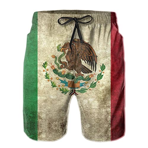 Drawcord Pantalones Cortos México Short Playa Secado Rápido Shorts De Secado Rápido Premium Bañadores De Surf para Piscinas, Surf, Natación S