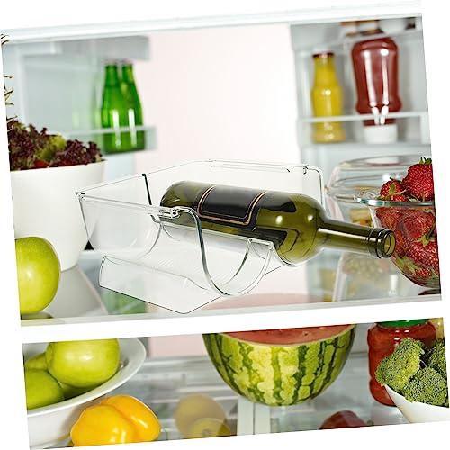 Soporte acrílico para botellas de vino 2 piezas miniatura 6