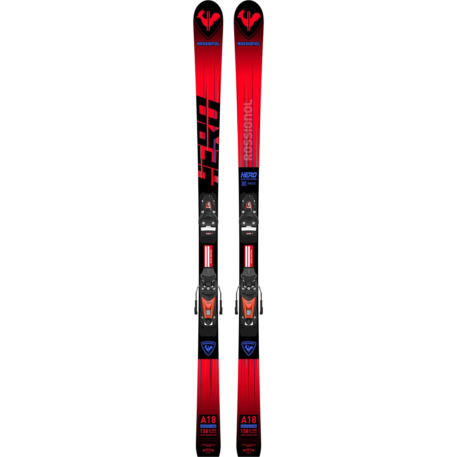 Pacchetto Sci Rossignol Hero GS Pro R21 + Attacchi Nx 7 – Uomo – Taglia 150 Cm – Rosso - 5