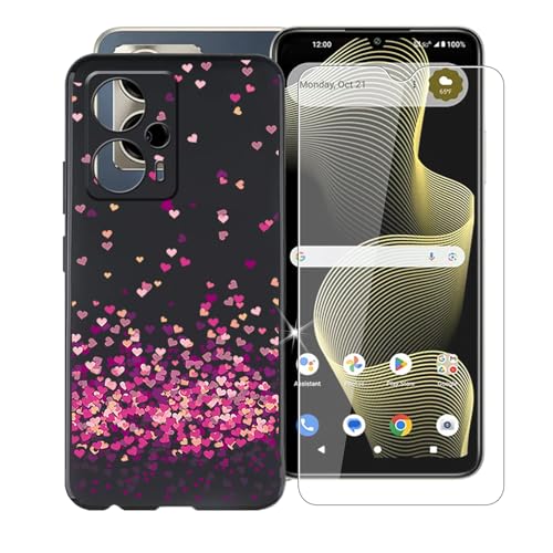 Coque Cricket Outlast 5G ultra fine silicone souple noire avec verre trempé