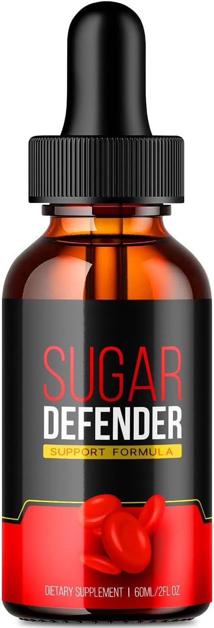 Sugar Defender Drops - Official Formula - Sugar Defender Liquid Supplement, Sugar Defender 24, Sugar Defender Drops Reviews for Extra Strength with Hawthorn Berry Organic (1 Pack)