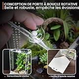 GTSEEMUU mini terrarium acrylique 12 x 11 x 20 cm pour phasme photo 4