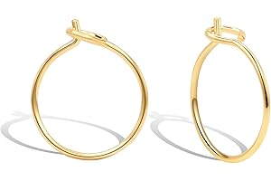 14K Gold Huggie Hoop Earrings