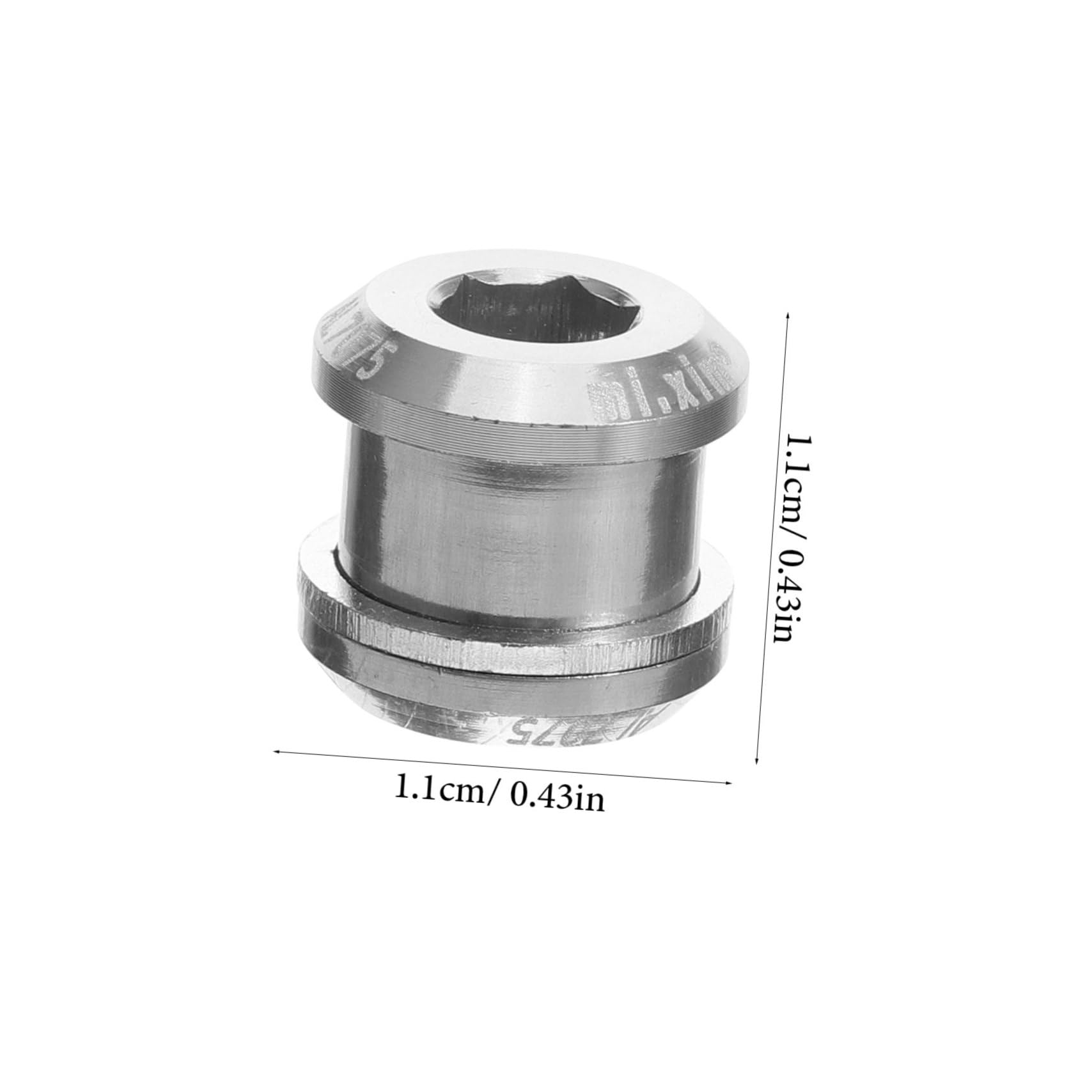 NULYLU Drum Air Vent for Snare Drum Precision-made Metal Screw Perfect Fit for Percussion Instruments
