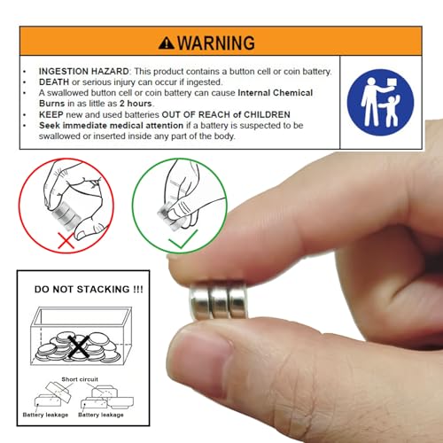 Image of SUZEYAR 3x1.5V Button Coin Cell Batteries 3LR41 Button Batteries, 4.5V Replacement Batteries for Bore Sight, Toys, Keychain LED Flashlight, Replacement for 3xAG3, 3x392, 3xLR41Batteries, 10 Pack
