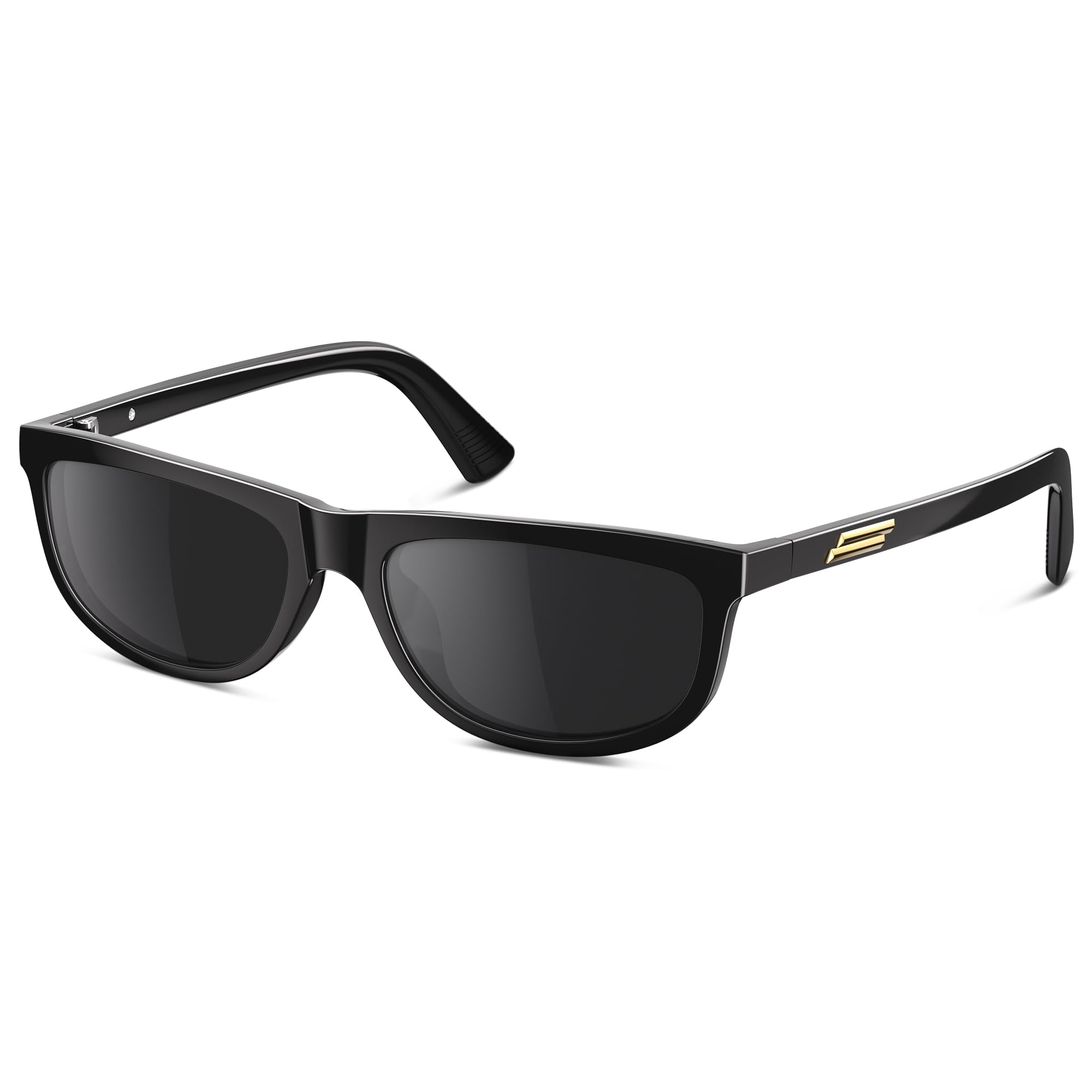 Retro Oval Sunglasses for Women Polarized Trendy Small Cat Eye TR90 Sun Glasses with UV400 Protection