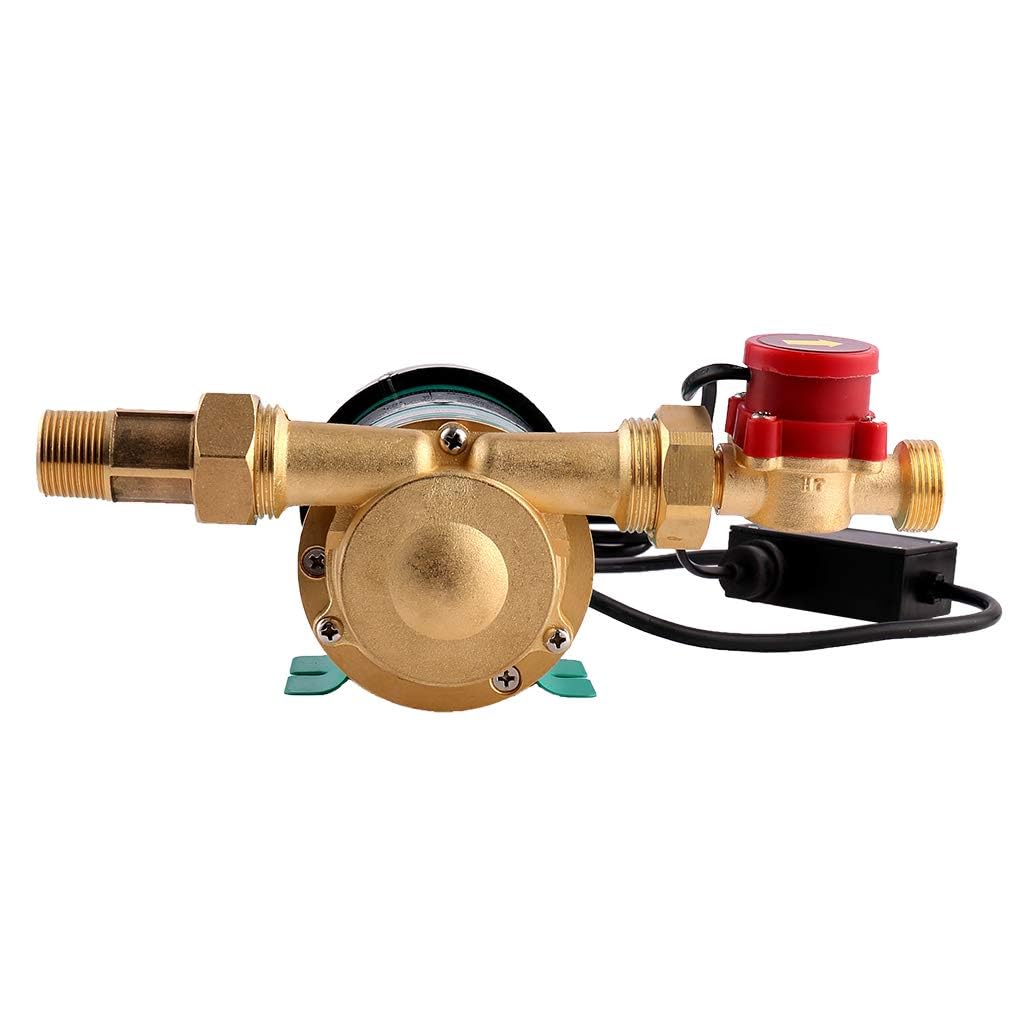 90 W/120 W Pompe automatique d'eau de chauffage : pompe à pression haute performance avec sortie 25 l/min, pour la maison, la douche, le jardin et les systèmes d'irrigation (15GR-15 (120 W)