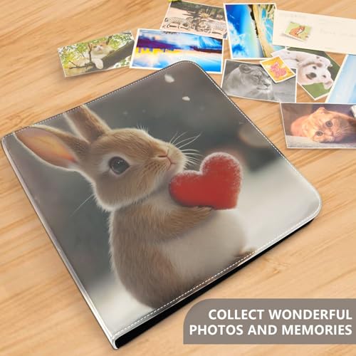 Álbum de Fotos Autoadhesivo DIY Scrapbook FLildon Cuero PU 3 Anillas 40 Páginas 8x10 para Memorias miniatura 5
