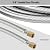 ATKKE 10FT High Pressure Propane Extension Hose with Conversion Couplings Kit, Steel Braided Propane Gas Line with Pipe Fitting 3/8" Flare for BBQ Grill, Heater, Fire Pit