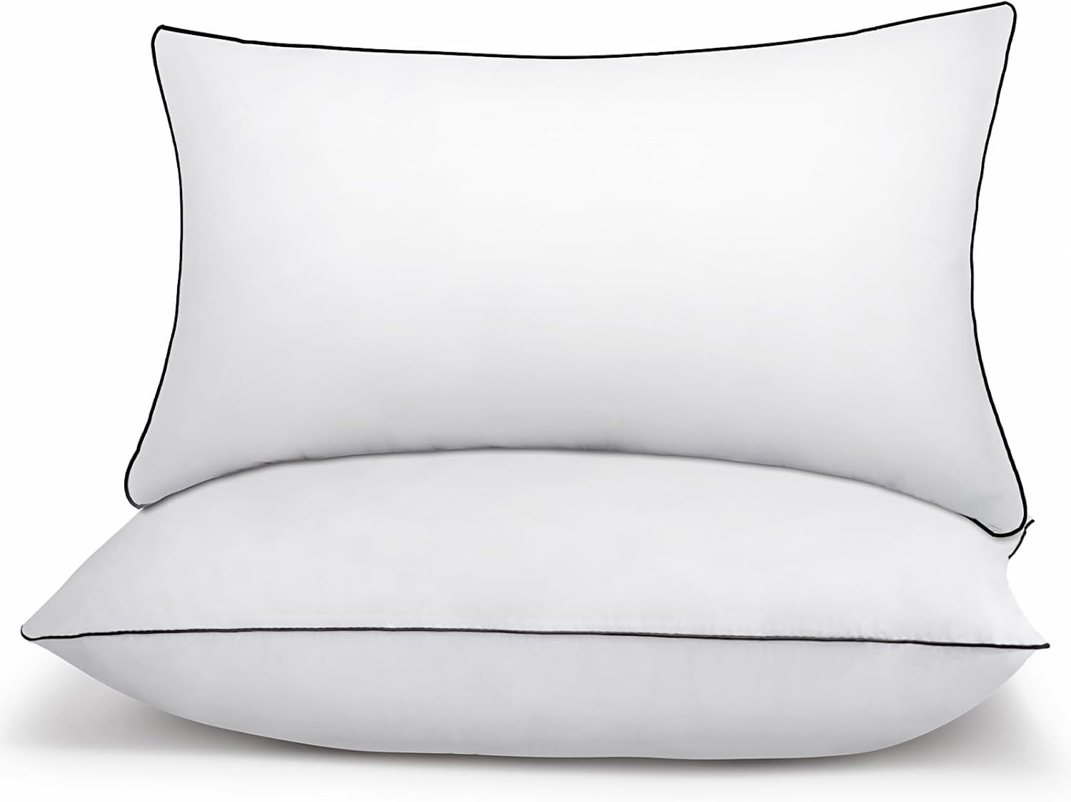 Bed Pillows King Size Set of 2 – Supportive Down Alternative Hotel Collection Pillows for Side and Back Sleepers – 20 x 36 Inches