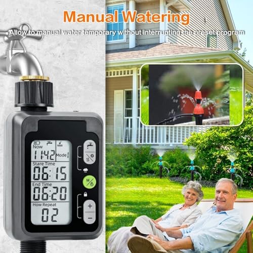 Minuteur d'arrosage automatique pelouse installation facile programmateur plusieurs modes - 7