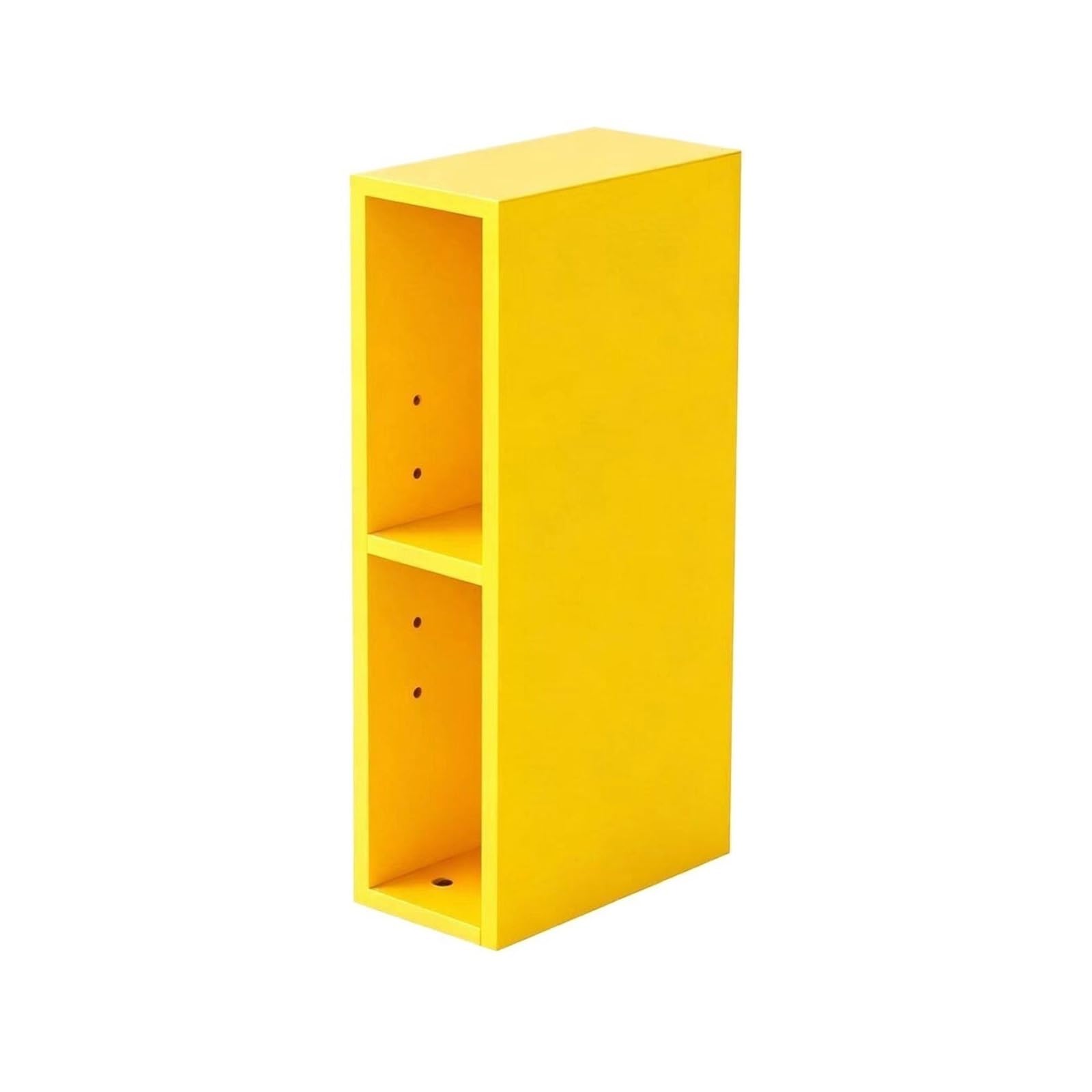 ZYYANSHOP Bookshelf Narrow Freestanding Wooden Bookshelf Kitchen Minimalist Crevice Storage Unit(Yellow)