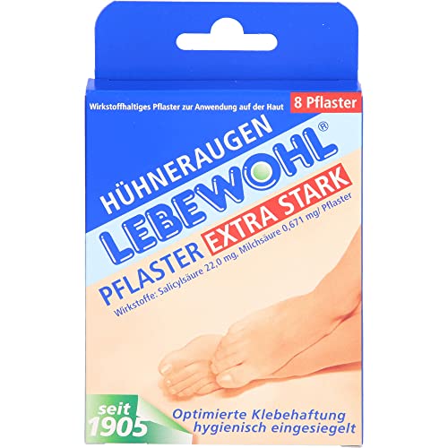 LEBEWOHL Hühneraugen Pflaster extra stark einges. 8 St