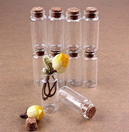 Bottiglie Di Vetro Da 10 Pezzi Con Bottiglie Di Vetro Trasparente - Foto 13