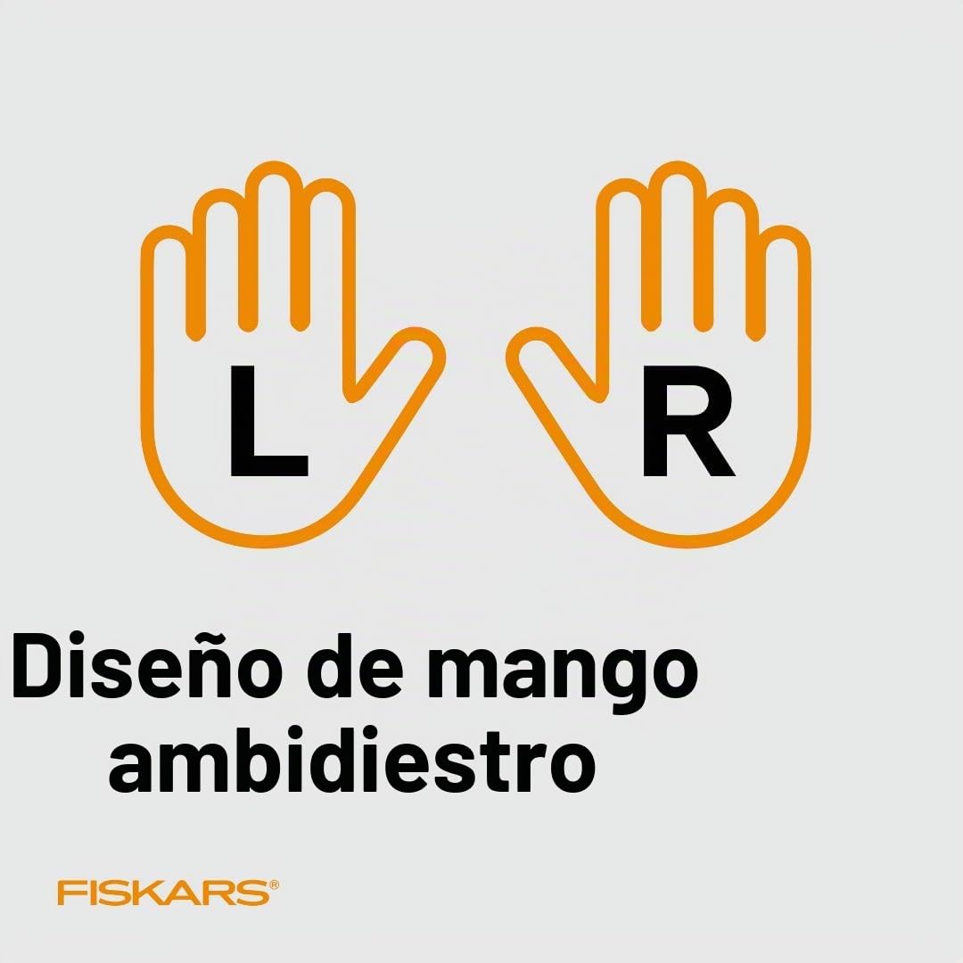 Fiskars Tijeras para tejidos Softgrip, Con micropunta, Longitud: 15 cm | 1003873