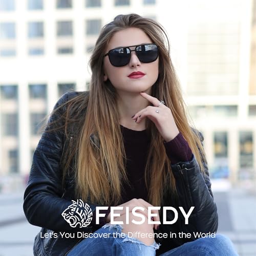 FEISEDY Mens Sunglasses, Sunglasses Polarized, Aviator Sunglasses for Driving Fishing Sports Mens Sun Glasses B02052